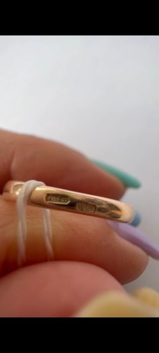 Кольцо з брилиантом 0.12 кар