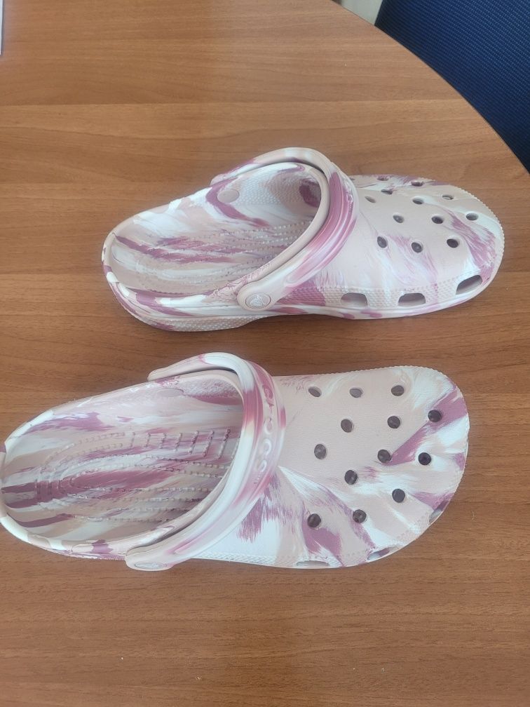 Крокси -сабо жіночі, classik marbled clog