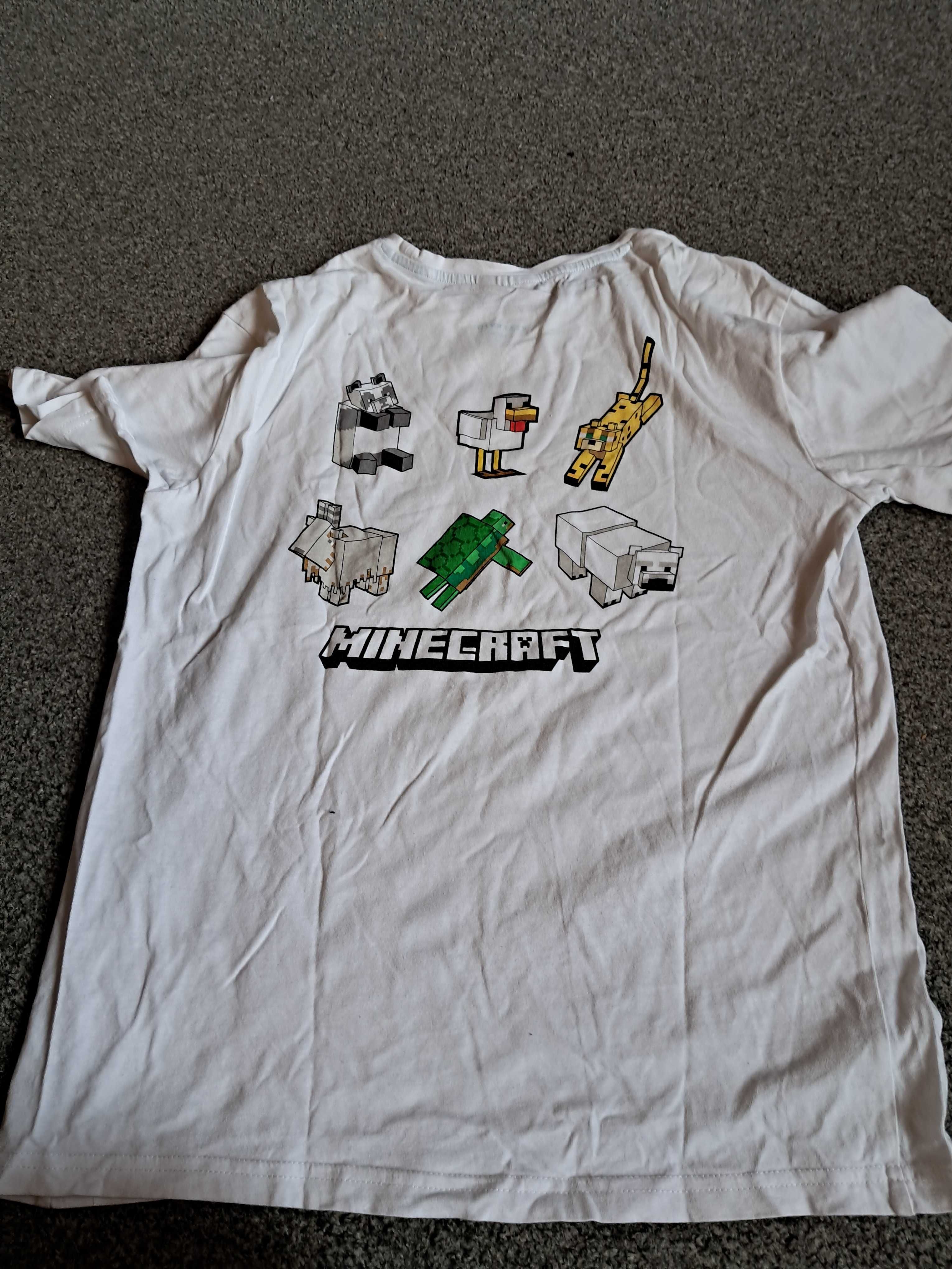 Koszulka chłopięca Tshirt Minecraft Reserved 158 164 Stan bdb. Wybór.