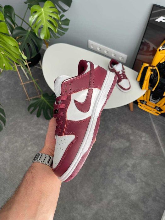 ВСІ РОЗМІРИ! Кросівки Nike Dunk Low Team Red Bordeau найк данк бордові