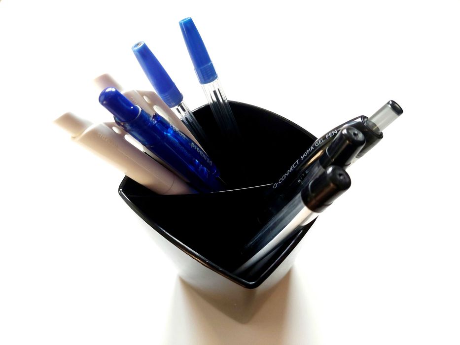 Organizer biurowy + 8 długopisów