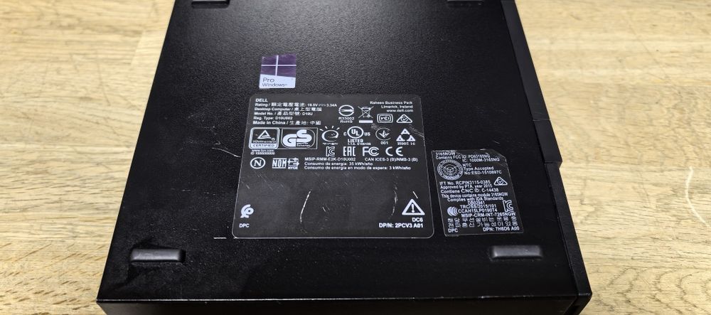 Комп'ютер Dell 3050/I5-7500T/Ram 8Gb DDR4/HDD no/Бж no