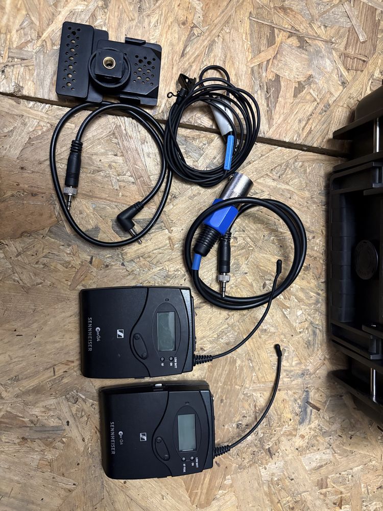 Sennheiser g4 zestaw pasmo g mikrofon mke2-ew