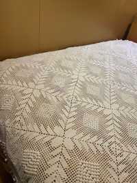 Colcha de linha feita à mão - cama de casal