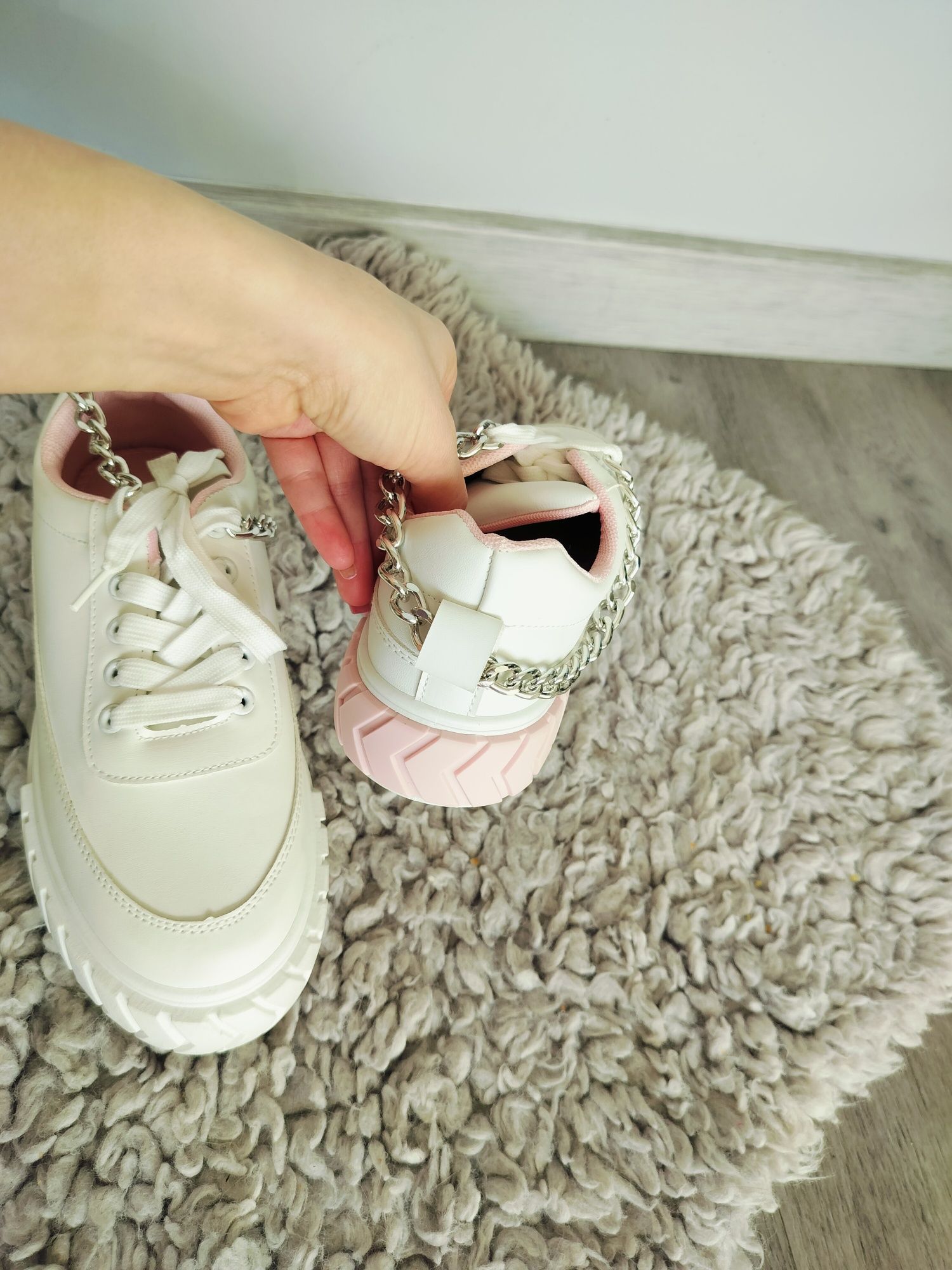 Nowe białe trampki buty 38 butik