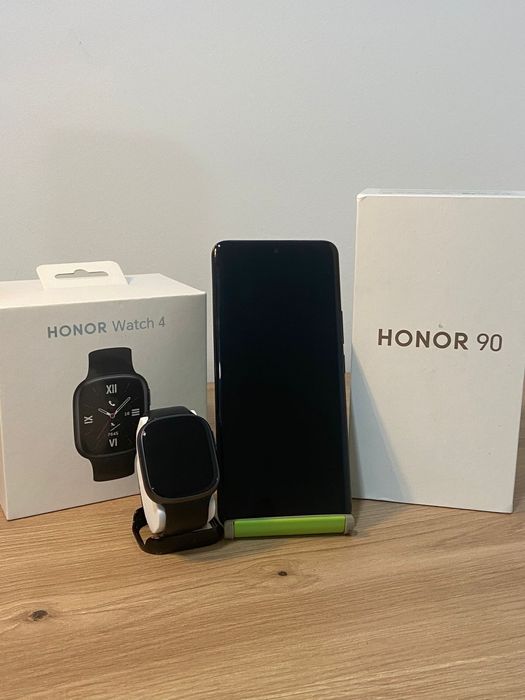 Honor 90 512GB + Honor Watch 4 Preto (com caixa e acessórios, tudo imp