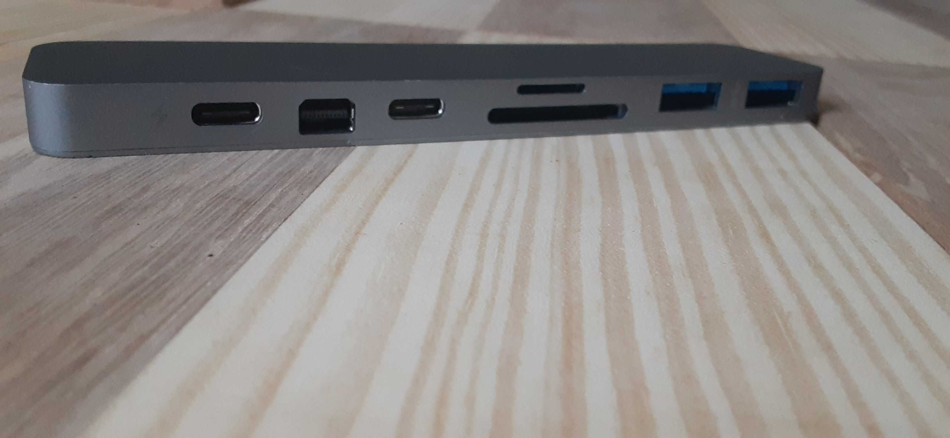 HyperDrive PRO 8-in-2 Hub dla USB-C MacBook Pro 2016/2017 (szary)