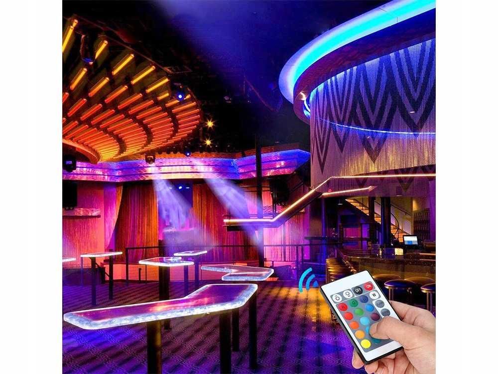 Taśma led smd 5050 rgb zestaw pilot 5m wodoodporna