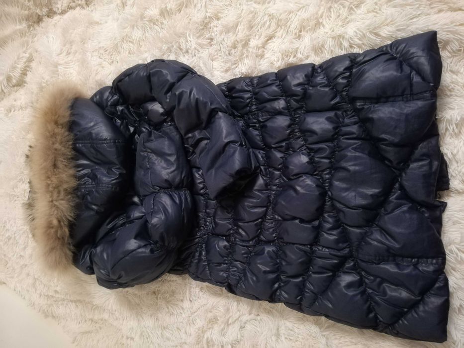 parka puchowa FREE/QUENT xs s 34 36 Alexa-Ja granat