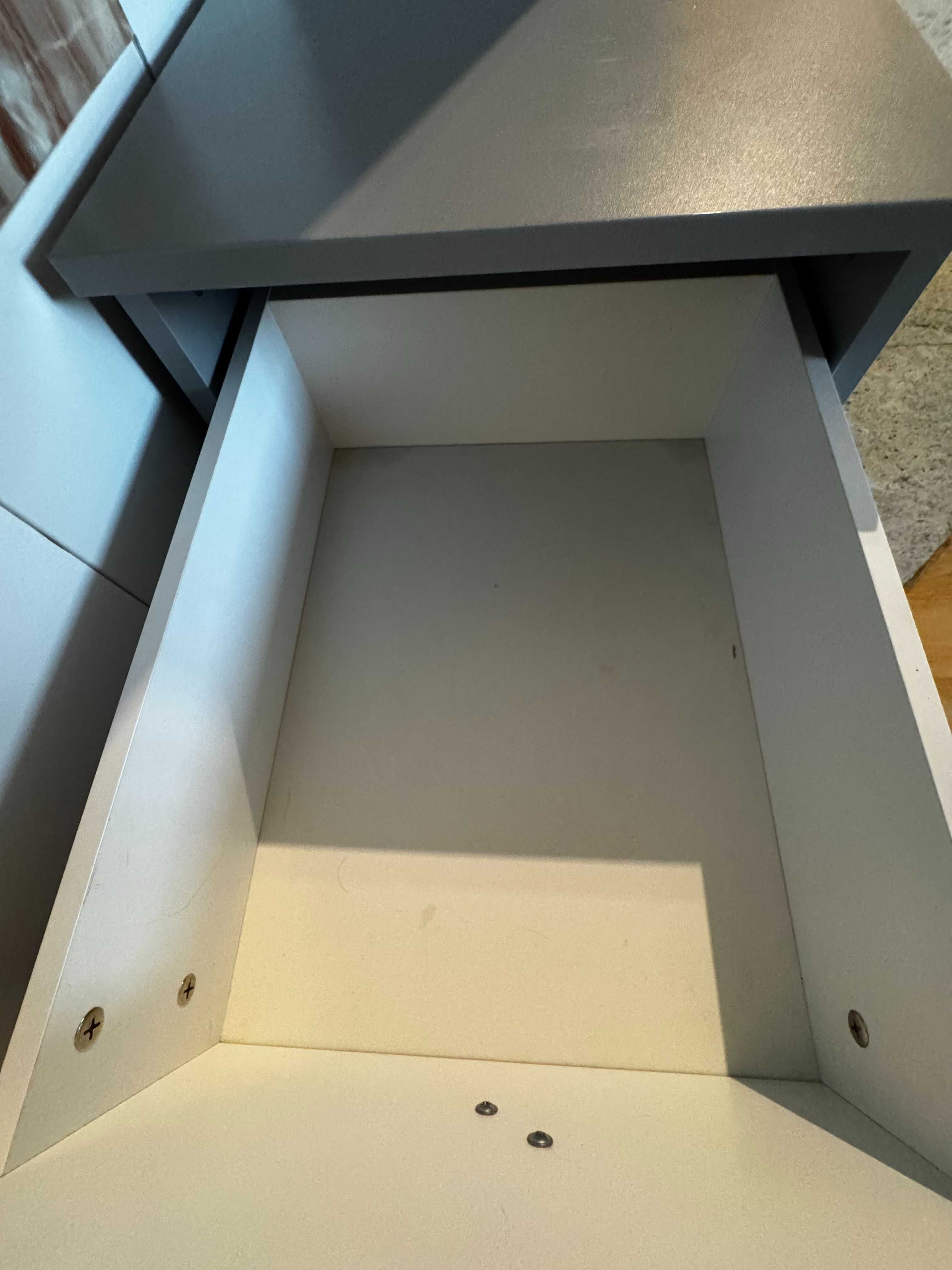 Zestaw mebli Meblik YO X ONE – Regał 55 Grey + Box Grey