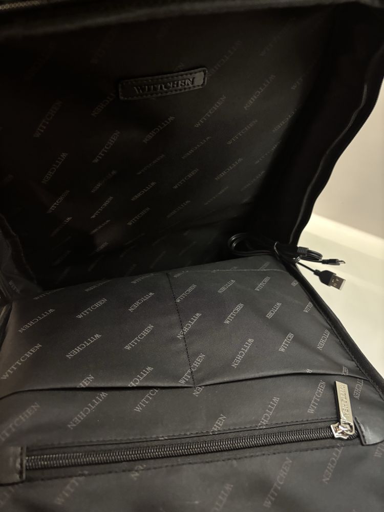 Plecak Wittchen casual 44/35 usb z elementami skórzanymi