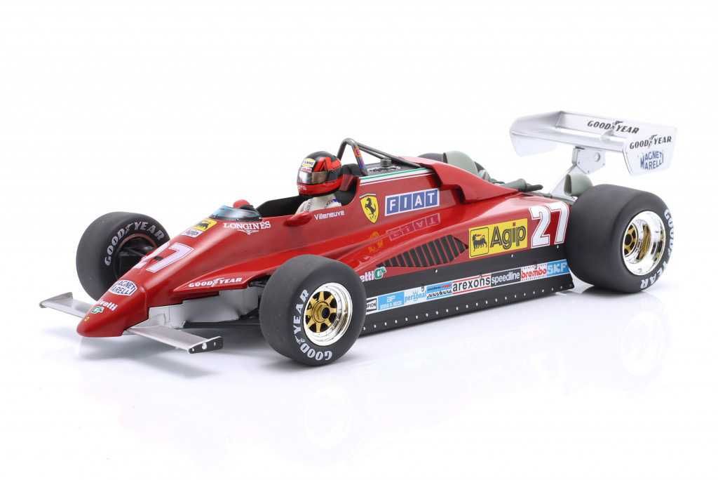 Model 1:18 MCG Ferrari 126 C2 #27 GP Belgium 1982 G.Villeneuve