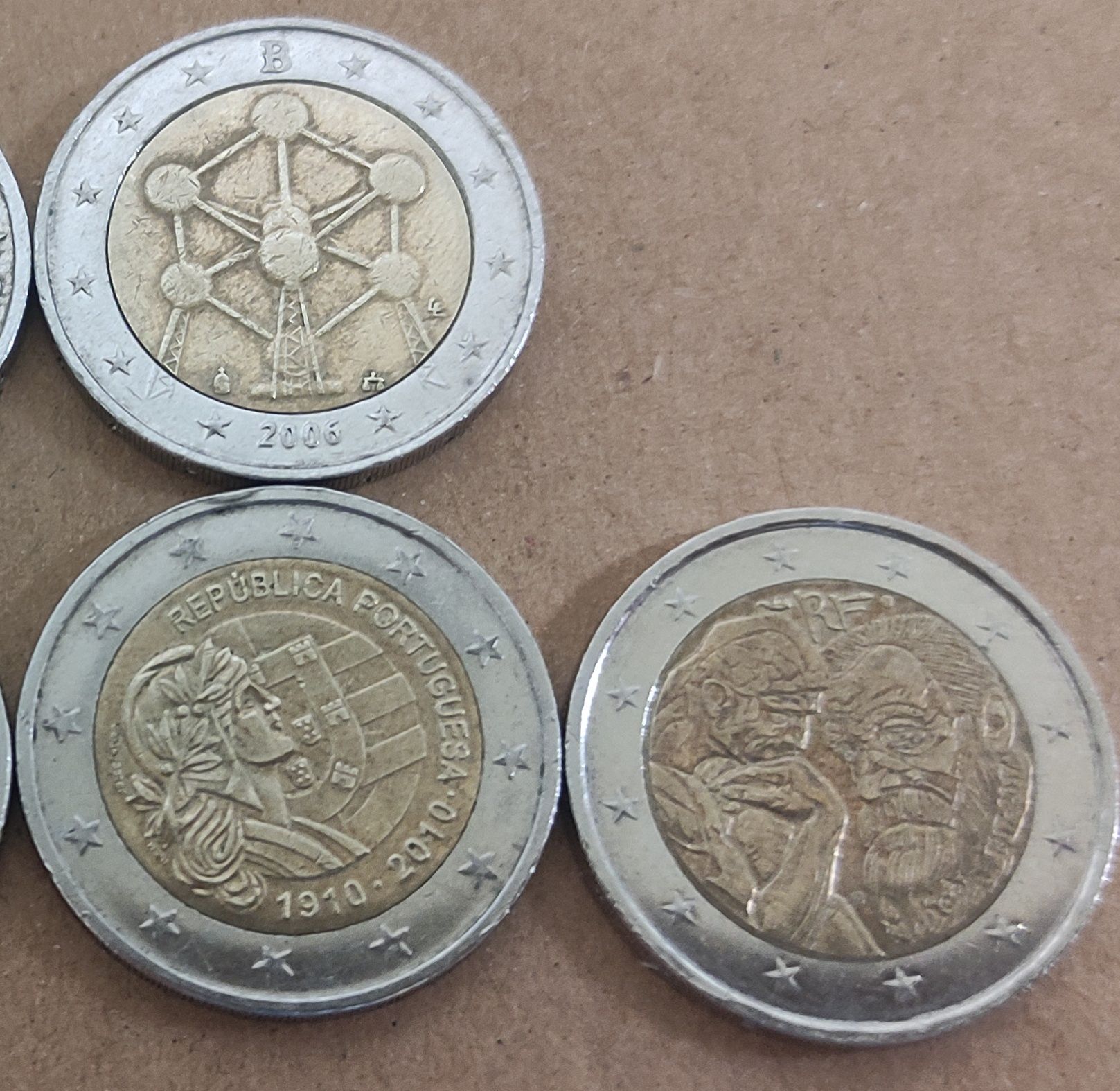 Moedas comemorativas 2 € euros