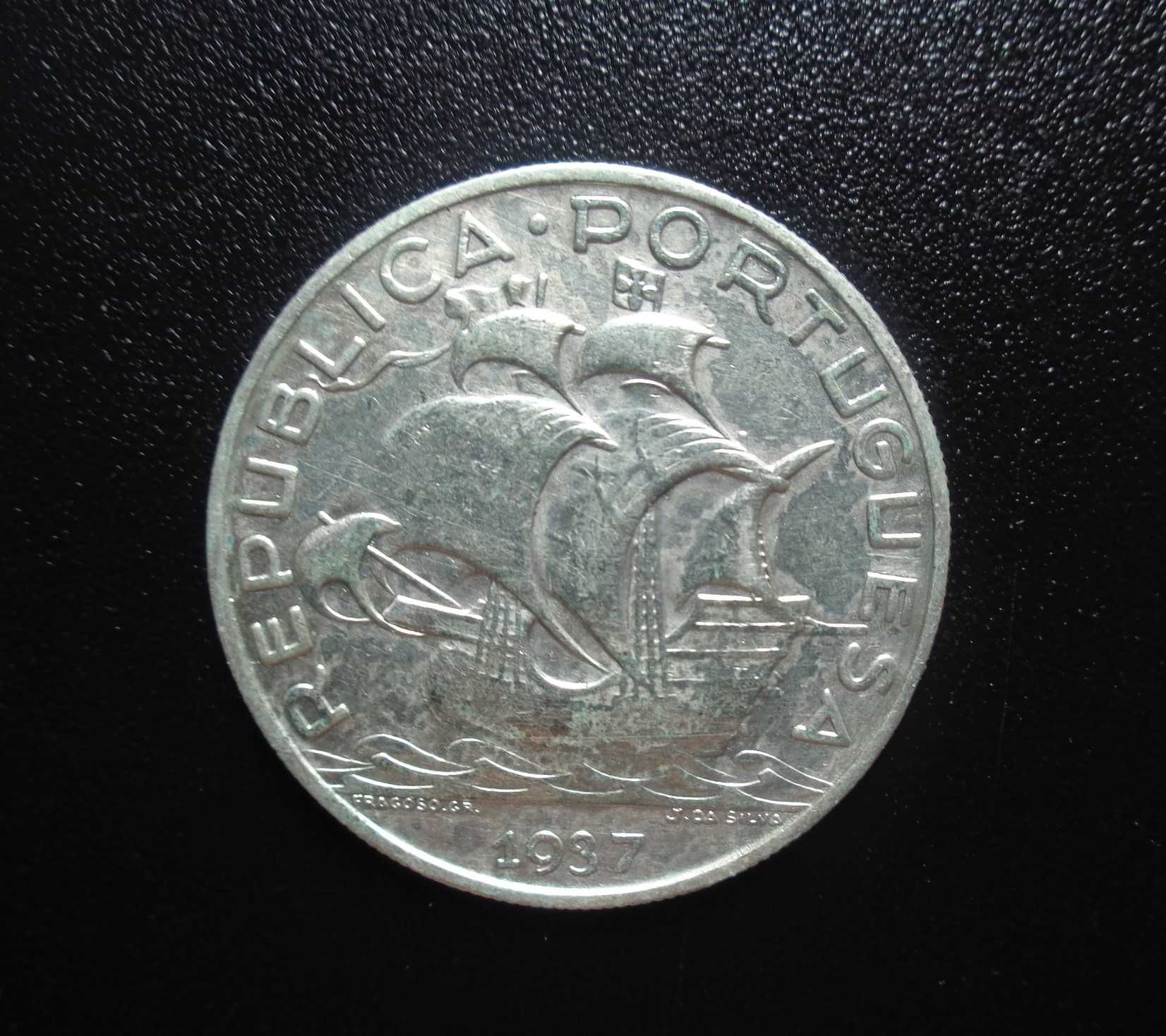 Moeda 10 Escudos Prata 1937