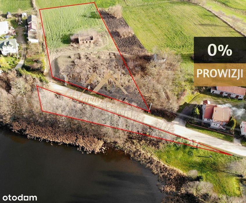 Działka z WZ nad jeziorem