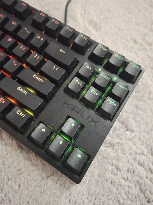 Klawiatura krux gaming minecraft fortnite do gier gamingowa Games