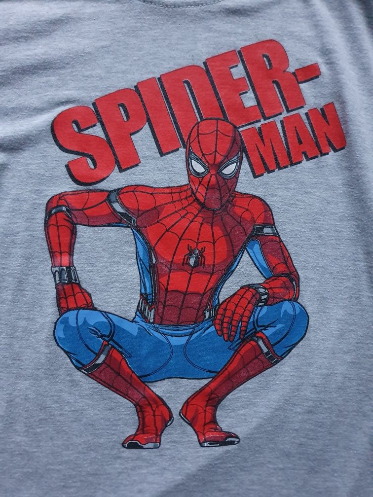 bluzka z długim rękawem 128 marvel spiderman avengers koszulka longsle
