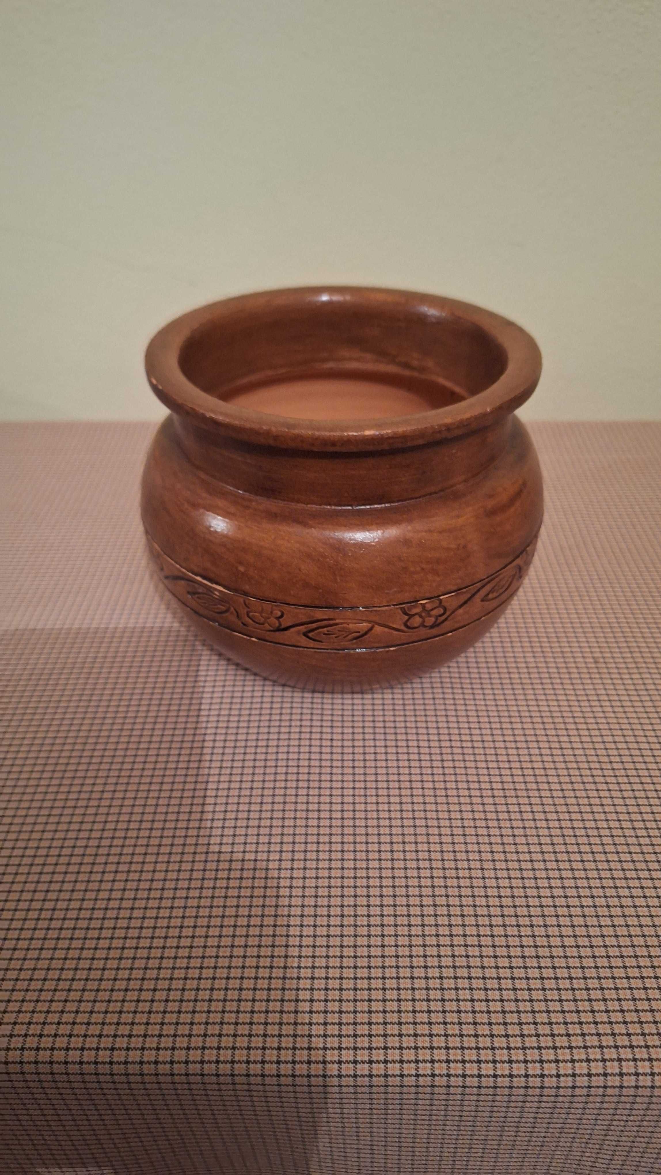 vaso em barro para decoração