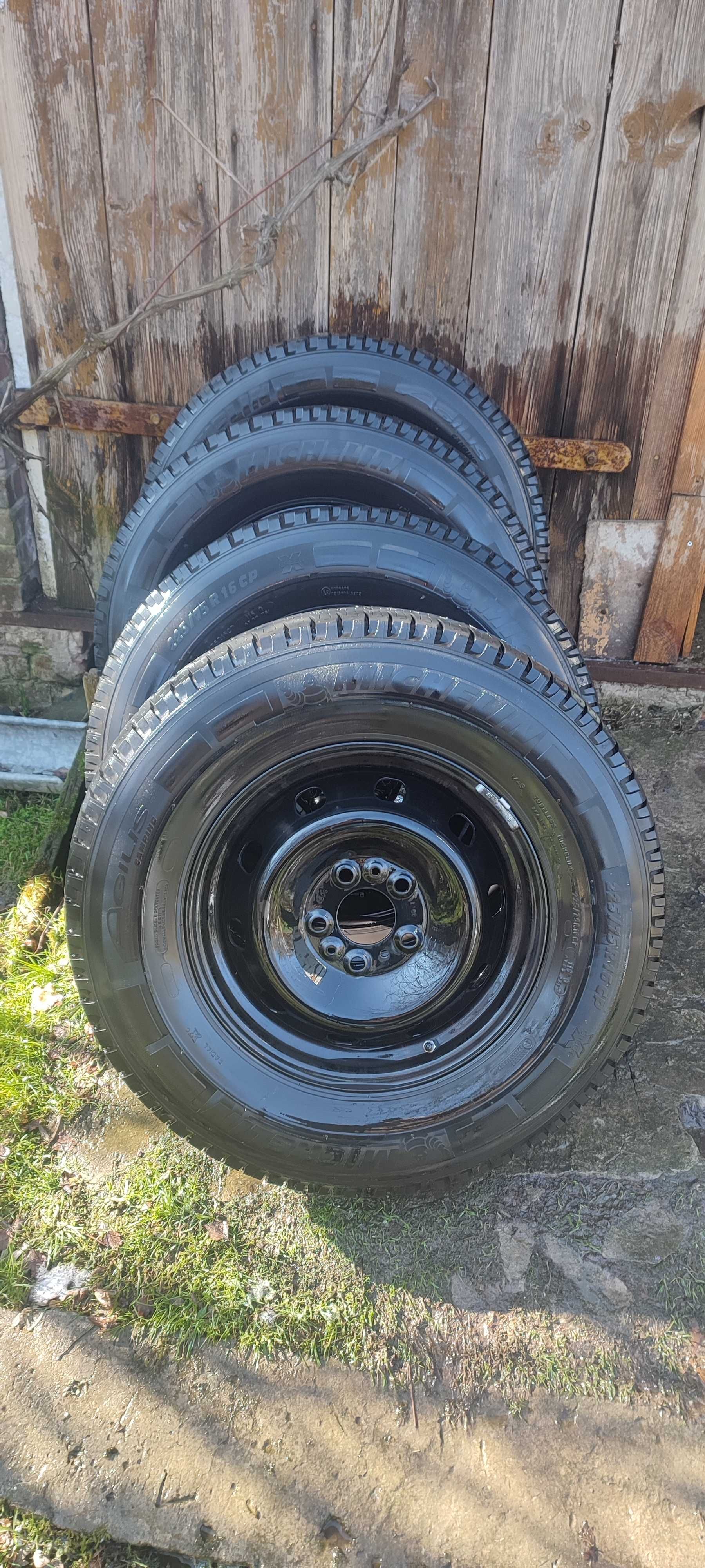 KOŁA LETNIE 5x118 Fiat Ducato,Boxer,Jumper+225/75 R16C Michelin Agilis