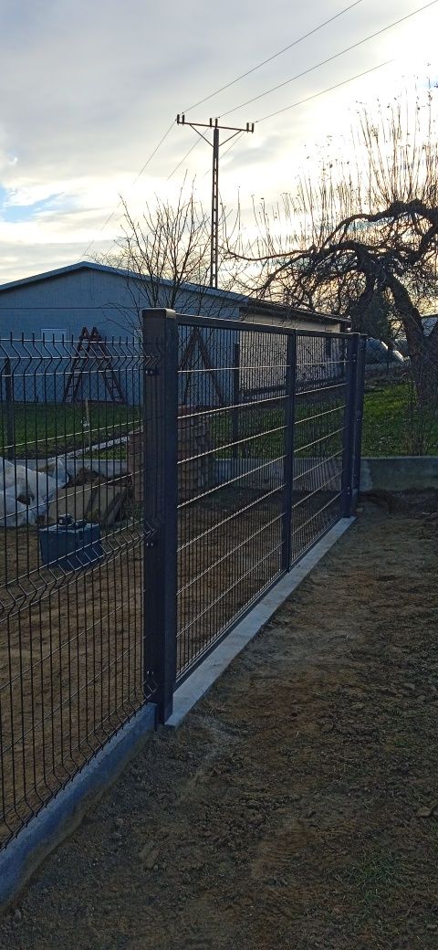 Ogrodzenia kompleksowo 45 zł/mb panelowe, z siatki, gabionów, bloczków