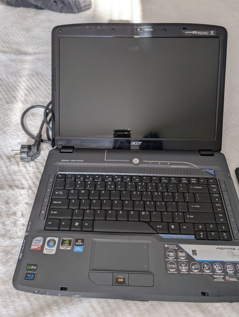 Laptop Acer Aspire 5930G + Oryginalny Pilot, Zasilacz, Bateria