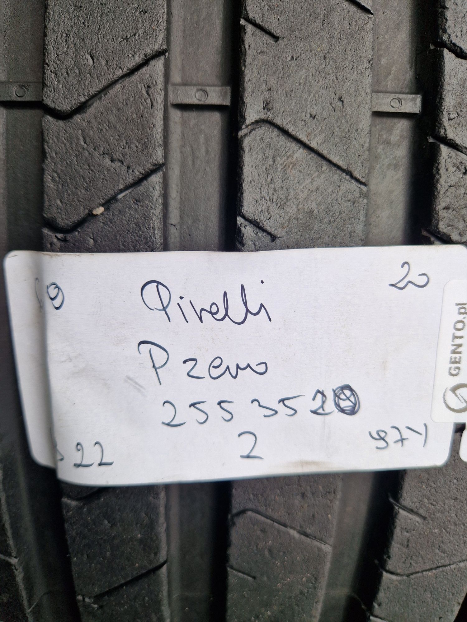 255/35/20 255/35R20 Pirelli 2022 lato