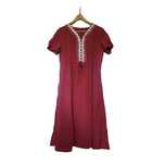Letnia sukienka z haftem w stylu boho S