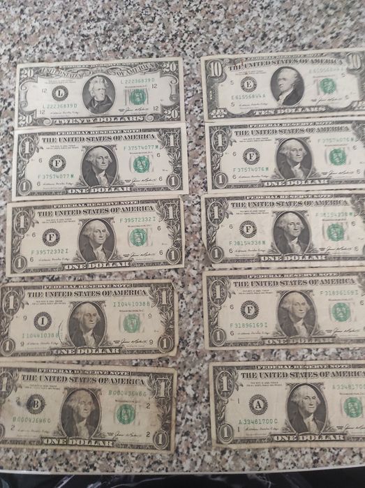 Vendo notas de Dolar