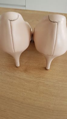 Buty ślubne WOJAS beż, nude, ivory.Bardzo wygodne r. 36!Wys obcasa 7CM