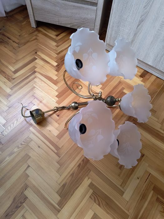 Żyrandol piecioramienny