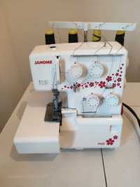 Maszyna do szycia overlock 990D Janome 4 nitkowy