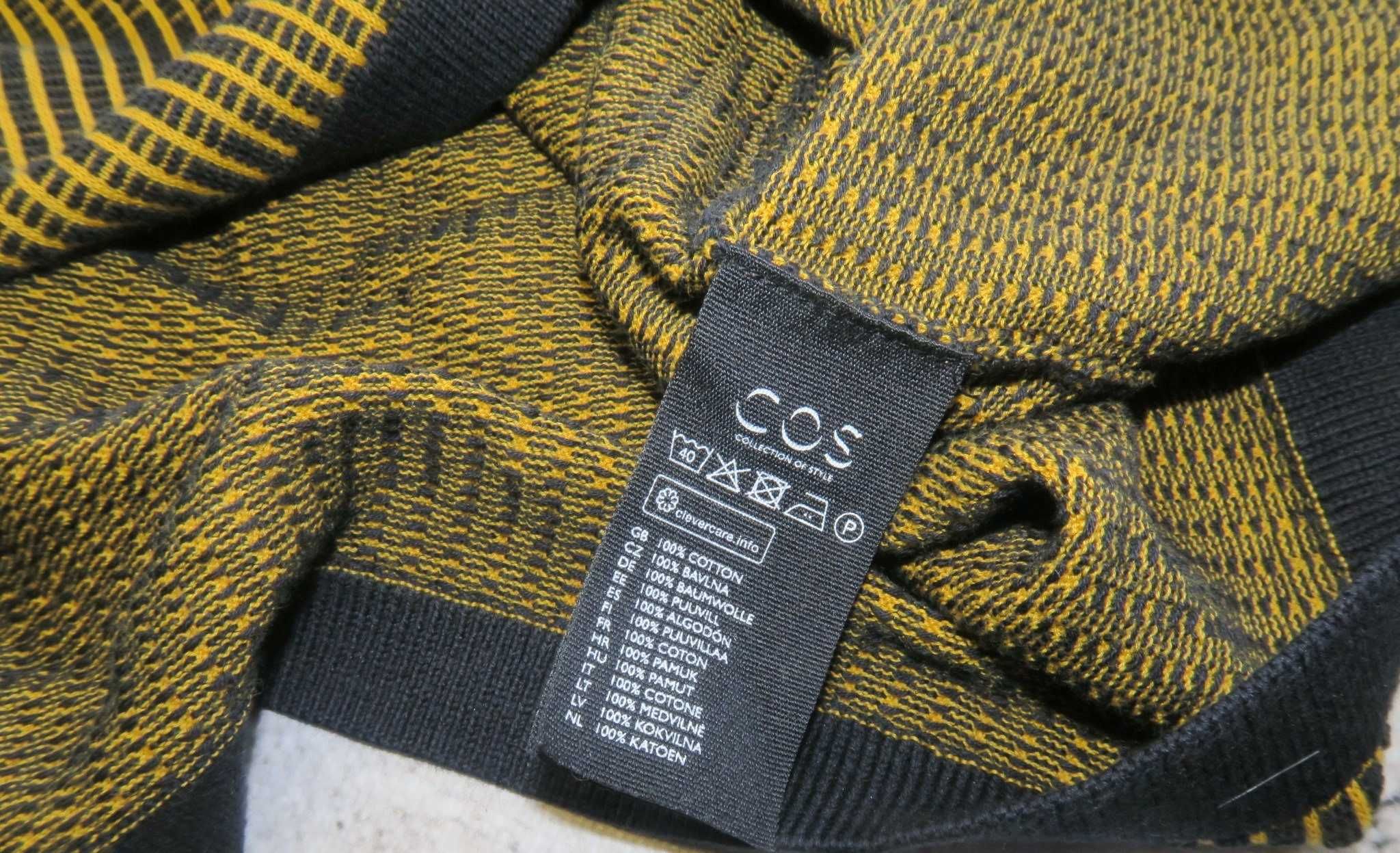 COS ciekawa bluza bawełniana L/XL