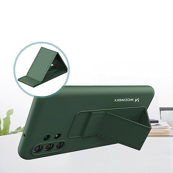 Wozinsky Kickstand Case silikonowe etui z podstawką etui Xiaomi Redmi