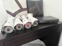 Profesjonalny CCTV Evos 4 kamery IP+ rejestrator Aplikacja Android iOS