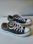 Converse All Star Couro/Pele Pretas