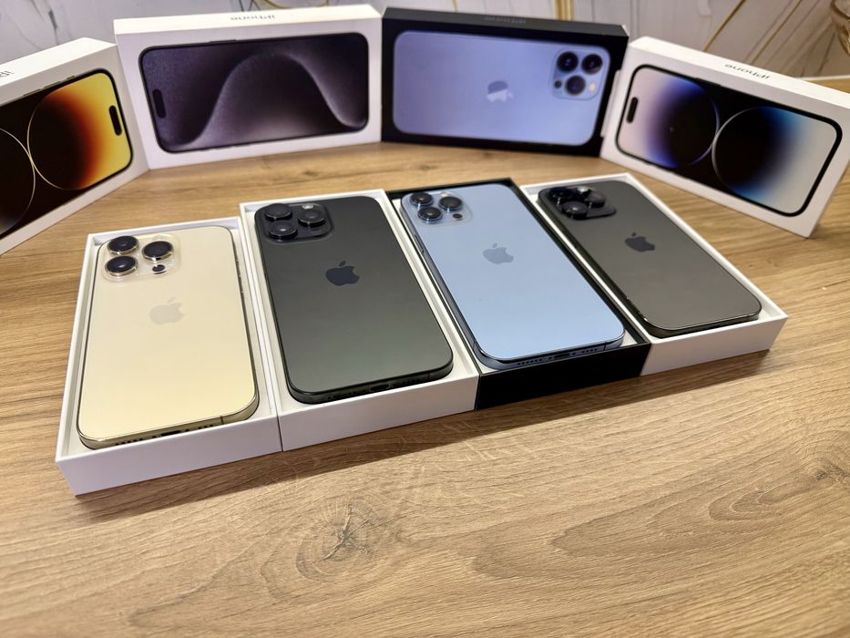 iPhone 14 Pro 128gb фізична сім, Neverlock iPhone 13 та 15 Pro Max