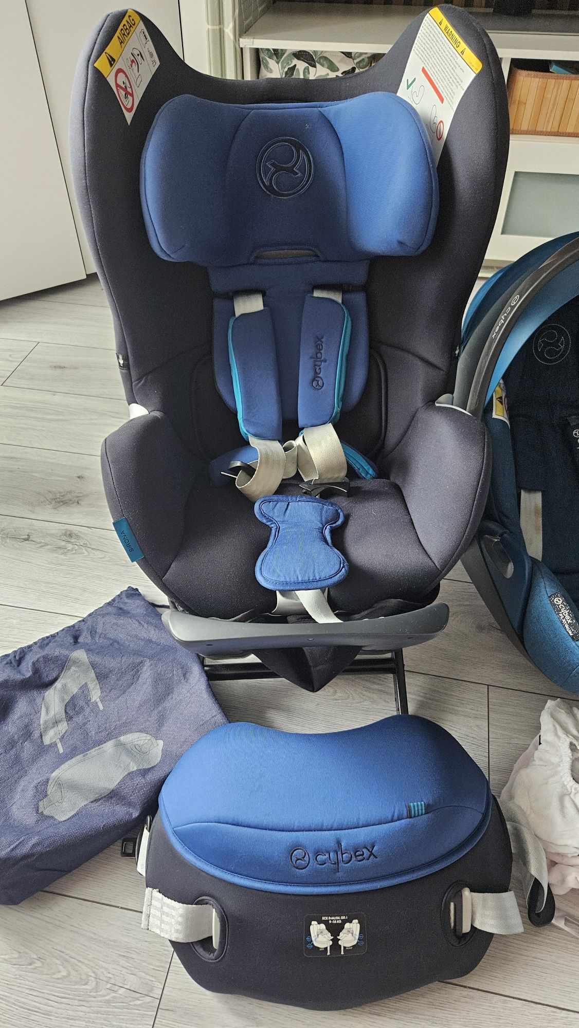Łupina Cybex Cloud Z2i-Size 0-13+Fotelik obrotowy Cybex Sirona do 18kg