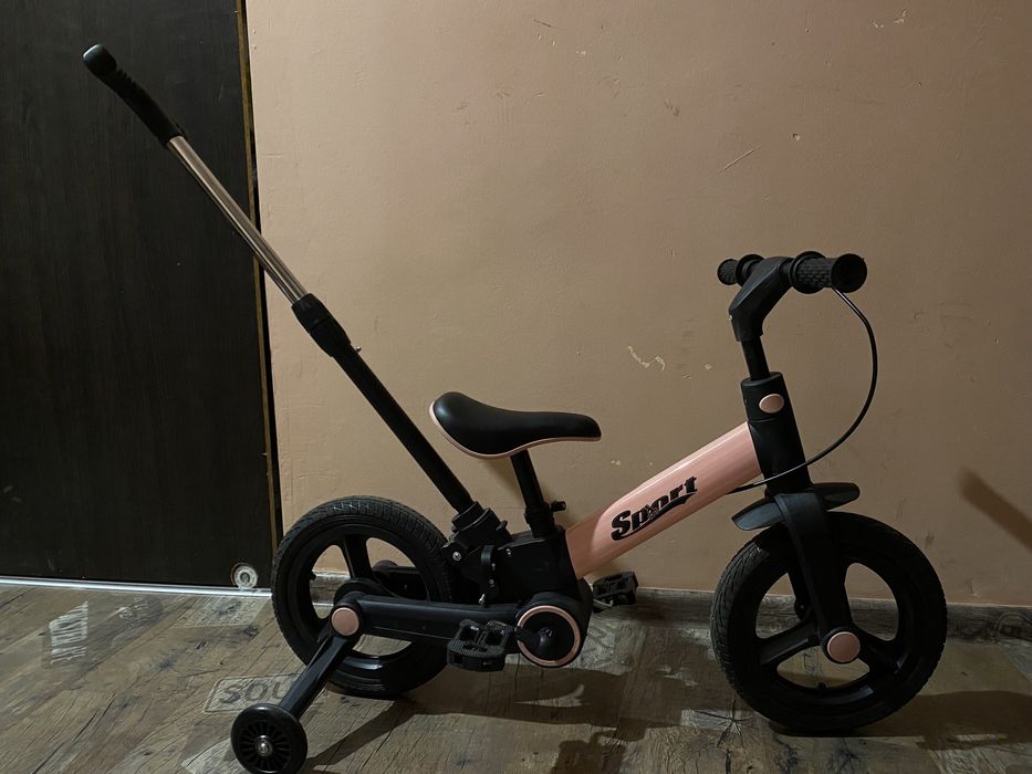 Велосипед-трансформер з батьківською ручкою