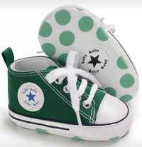 Sapatilhas tipo "All Star" verdes