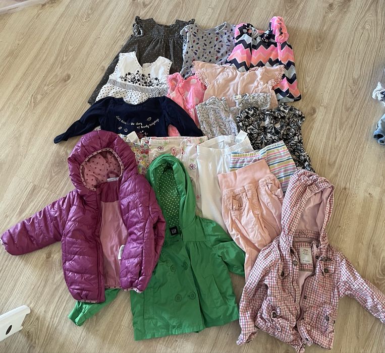 Ubranka dla dziewczynki rozmiar 86/92