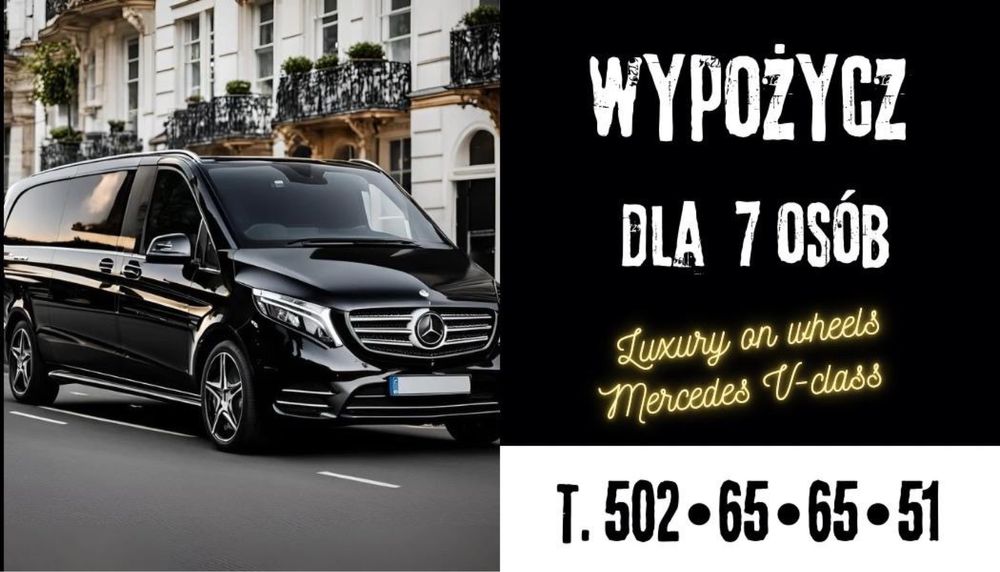 Wynajem busa Mercedes V klasa