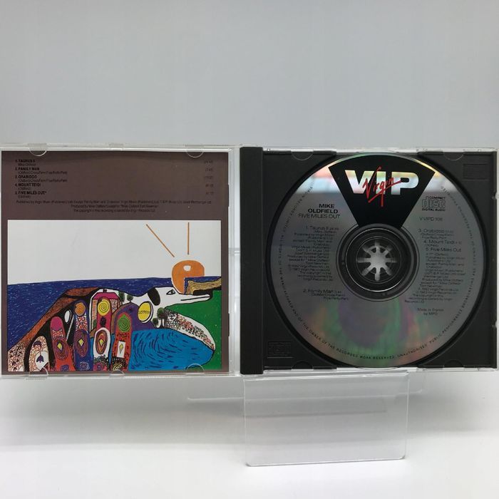 cd - mike oldfield - five miles out