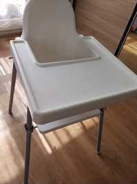 Krzesełko do karmienia Antilop + podnóżek IKEA