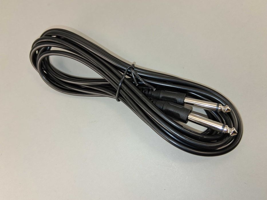 N270 Kabel Jack 6.3mm Mono 3 Metry Czarny Instrumentalny Gitara