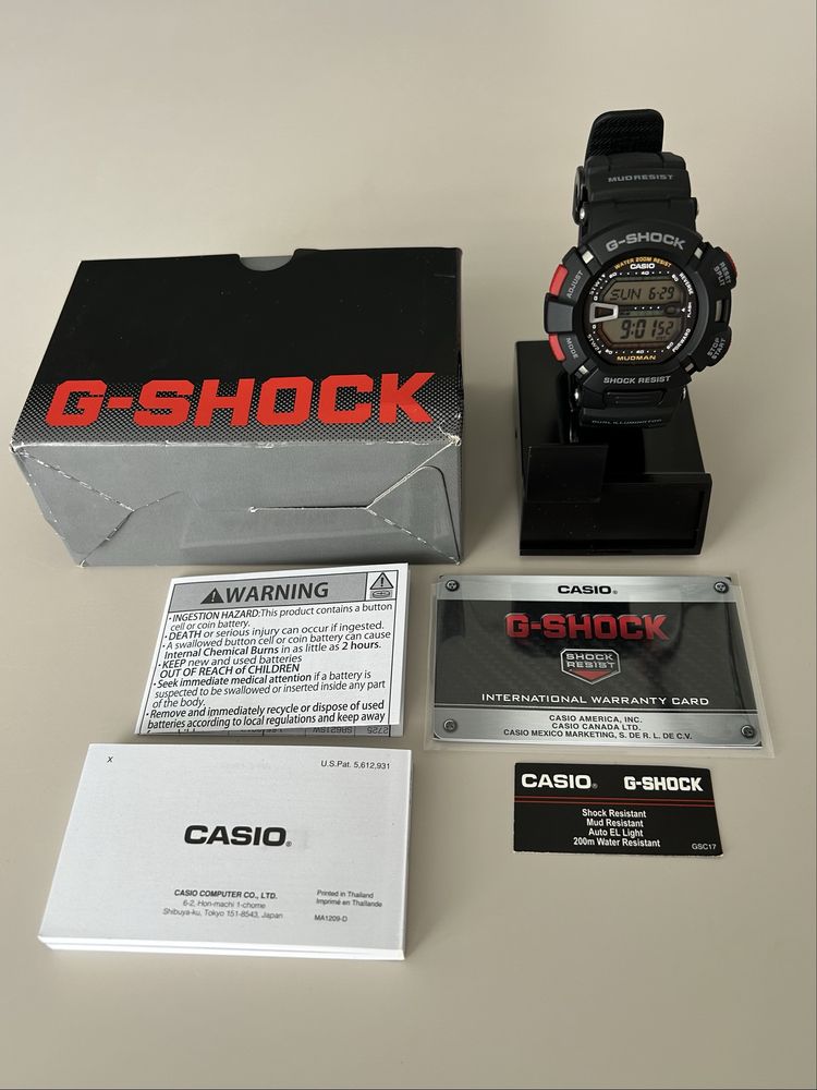 NOWY Casio G-Shock Mudman G-9000-1VCF JEDYNY UNIKAT Dual Illuminator