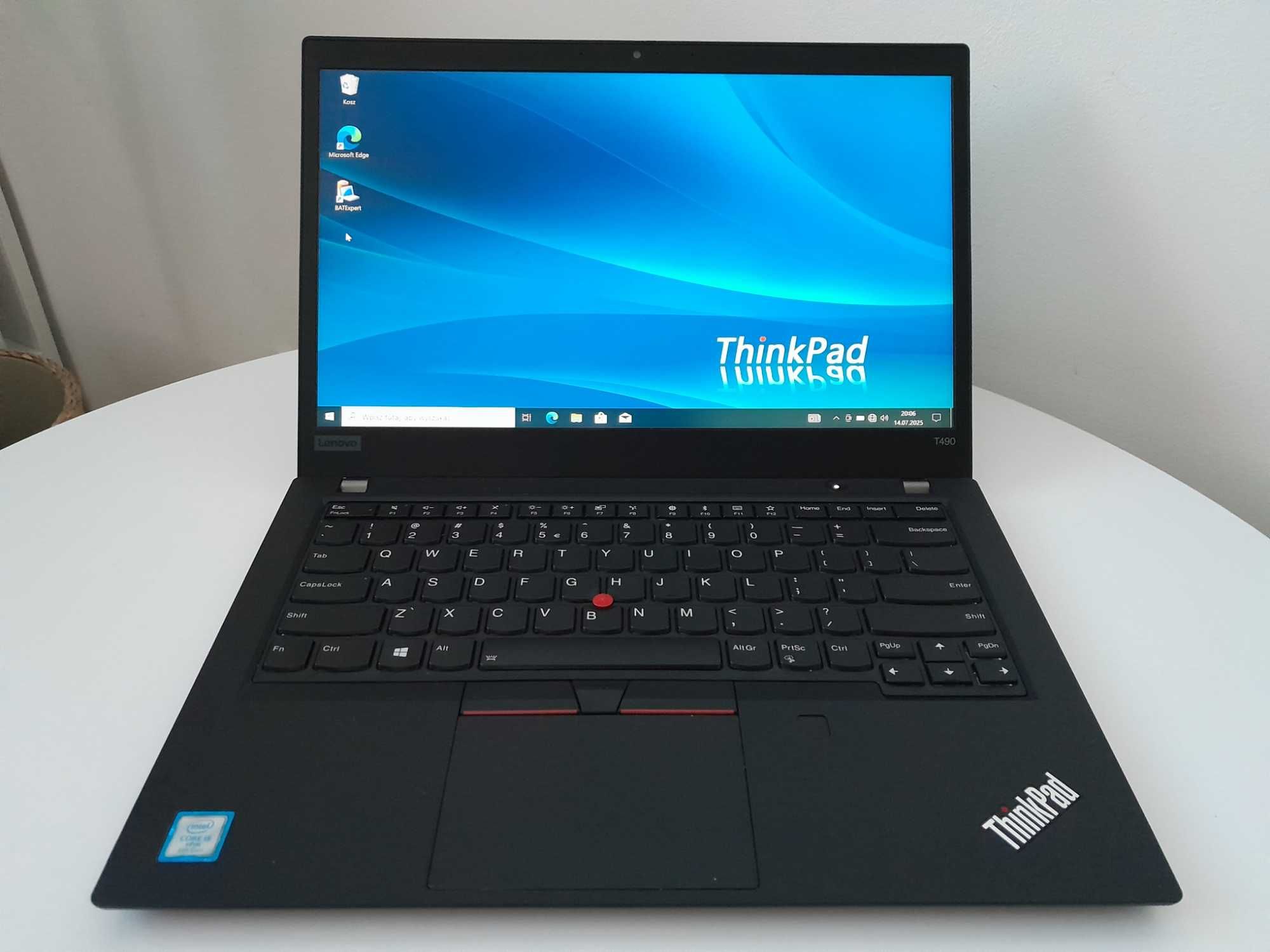 Laptop Lenovo Thinkpad T490 14FHD IPS i5/SSD 256/16DDR4/W10/Super stan
