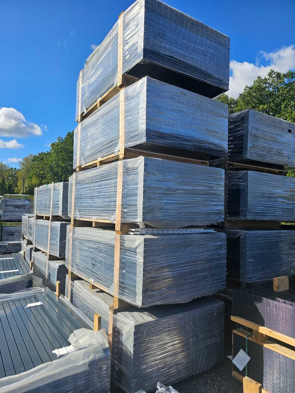 PRODUCENT Ogrodzenie panelowe 3D 2D h- 123cm Panel, Podmurówka