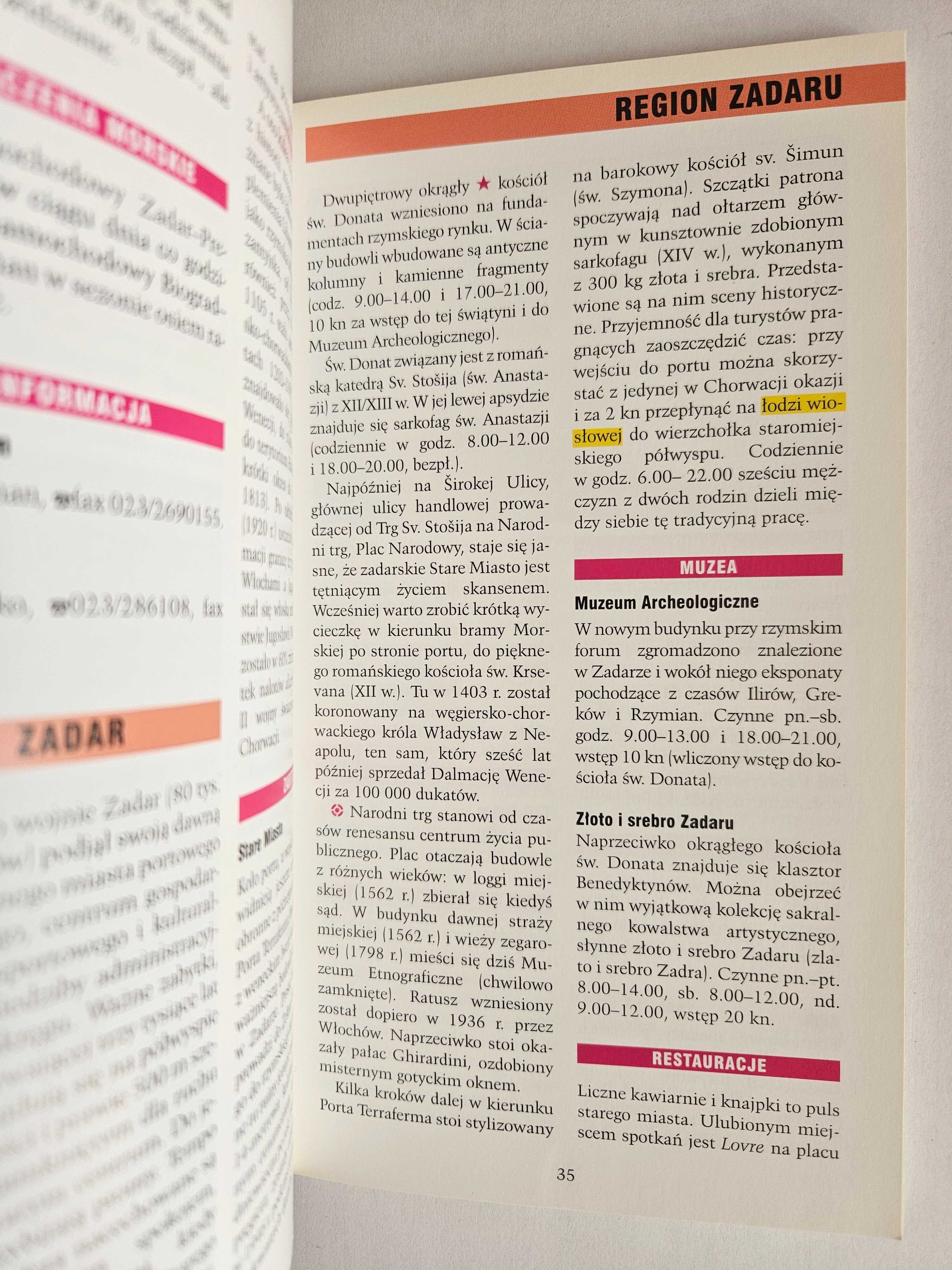 Wybrzeże DALMATYŃSKIE Przewodnik Marco Polo