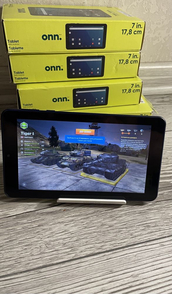 Планшет Ігровий ONN Surf 7 2Gb+16Gb IPS, Wi-Fi, Bluetooth, Android 11!