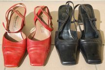 2 x czółenka skórzane, buty rozm. 39, Tamaris, cena za całość